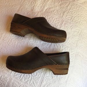Wooden Sanita clogs